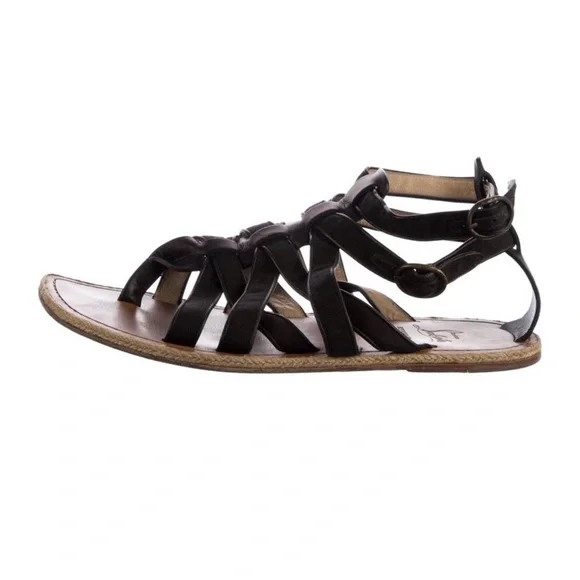 Christian Louboutin Leather Gladiator Sandals - Picture 2 of 5